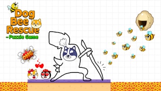 Image Dog Bee Rescue - Puzzle Game