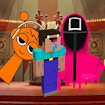 Nextbots on Minecraft Squid Game Sprunki