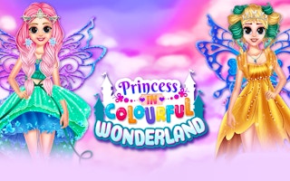Image Princess In Colourful Wonderland