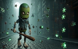 Image Zombie Tung Tung Sahur Jigsaw Puzzle